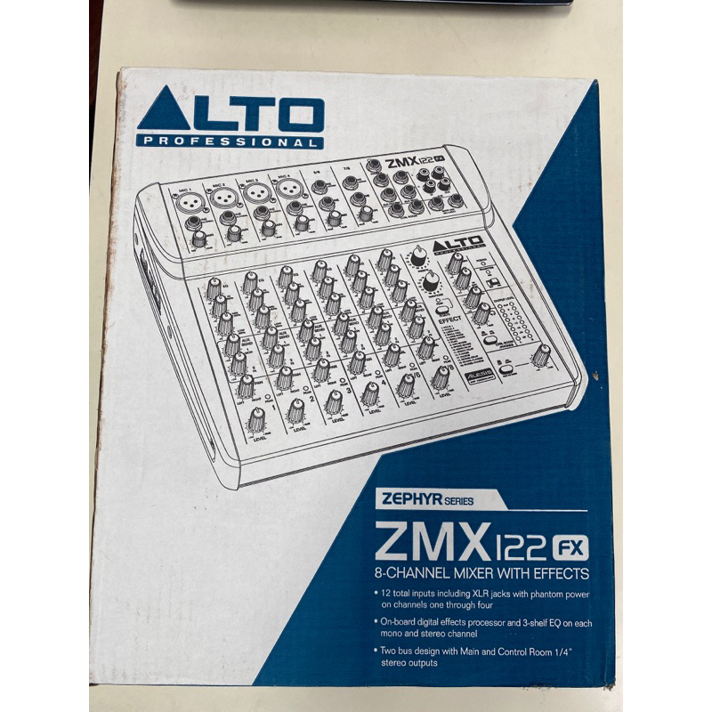 ALTO เครื่องผสมสัญญาณเสียง MIXER ZMX 122 FX