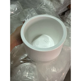 กระถางเบลล่า 5 นิ้วและ 7 นิ้วสีขาวพร้อมส่งในไทย