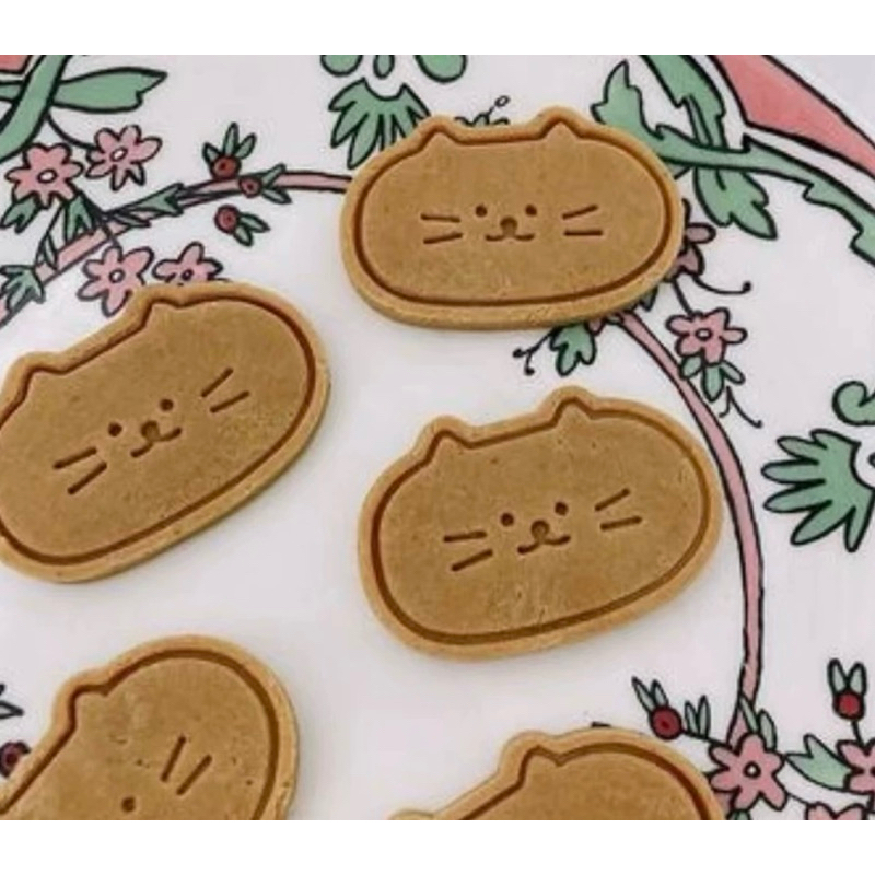 พิมพ์ cookie cutter ลายหน้าแมว