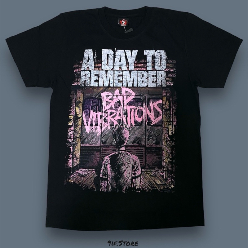 เสื้อยืดวง A DAY TO REMEMBER (ป้าย Rock Yeah) สกรีนหน้า-หลัง