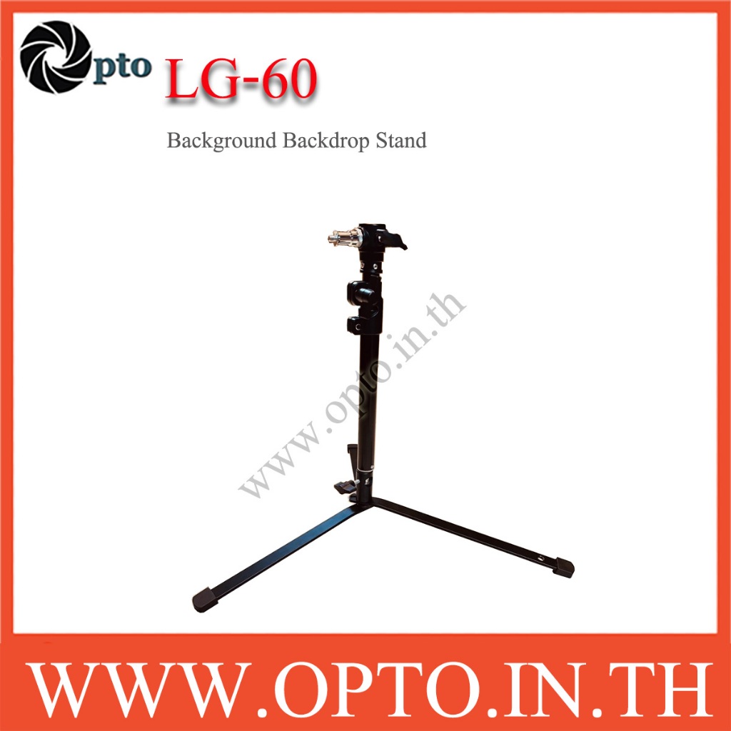 LG-60 Mini Light Stand for Background Backdrop Flash Studio (H/60cm.) ขาตั้งไฟสตูดิโอสำหรับส่องฉาก