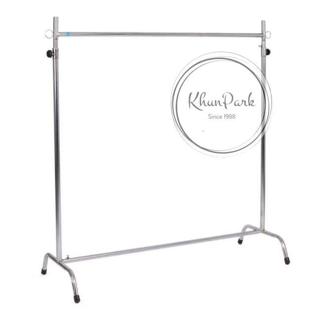 ราวตากผ้า มี 2สี ให้เลือก  ราวโครเมี่ยมกับระเบิด สามารถปรับระดับได้  kp99