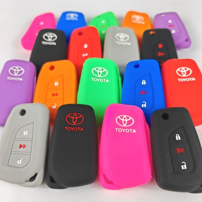 ซิลิโคนรีโมท รถยนต์ Toyota Revo, Altis 2014 กุญแจพับ(Smart Key) เคสรีโมท เคสกุญแจ