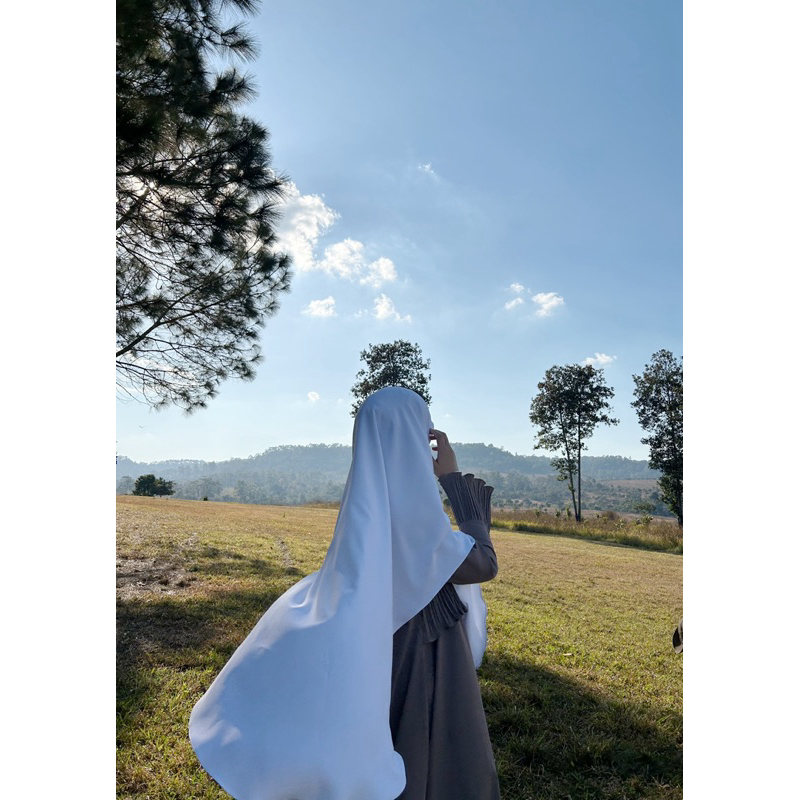 umrah collection ฮิญาบคลุมสำเร็จ ทรงหน้าตุรกี ผ้าMadinah