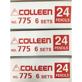 สีไม้24สีคลอลีน COLLEEN no.775กล่องละ 6 sets