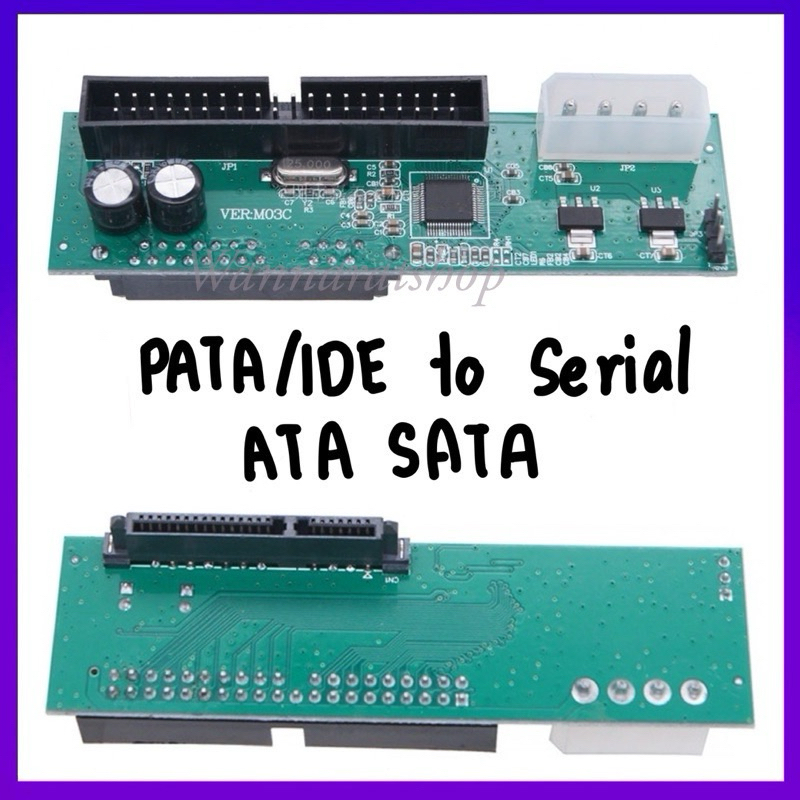 ตัวแปลงPATA/IDE to Serial ATA SATA HDD Hard Drive Disk Parallel Converter Adapter Card