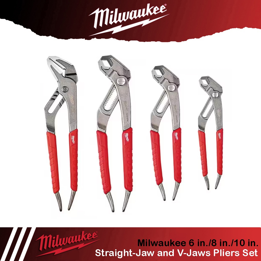 Milwaukee คีมคอม้า ขนาด 8 นิ้ว 10 นิ้ว 12 นิ้ว 84-22-6208 48-22-6210 48-22-6310