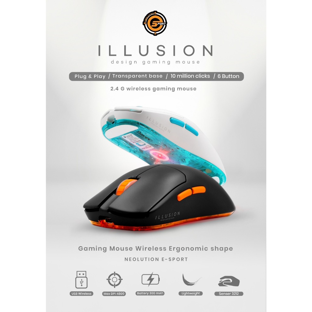 Neolution ILLUSION เมาส์เกมมิ่ง