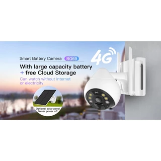 VSTARCAM CB69-TZ WIFI/ BG69-TZ 4G LTE SiM FULL HD 1080P 3.0MegaPixel กล้องโซล่าเซลล์ พร้อมแบตเตอรี่ในตัว 10000mAh