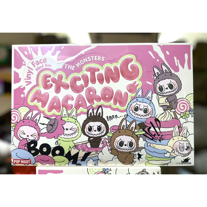[พร้อมส่ง] The Monsters Exciting Macaron Series (Labubu) กล่องสุ่ม ยก Box