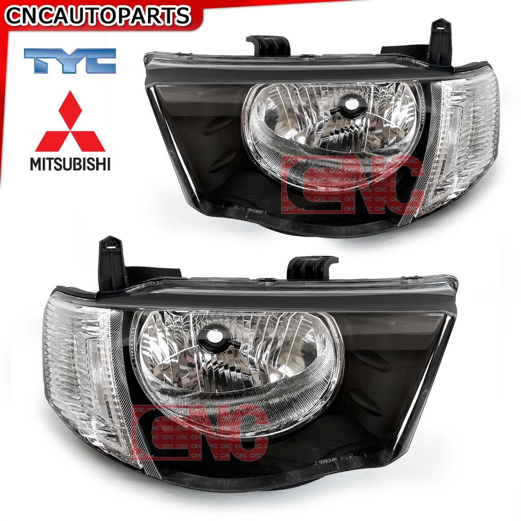 ไฟหน้า MITSUBISHI TRITON ปี 2009-2012 (กระบะไทรทัน) แท้/ของแท้ • ถ่ายจากของจริง