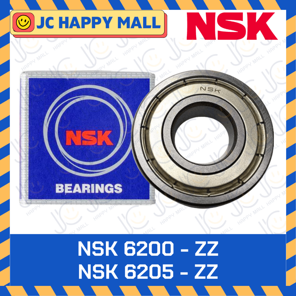 NSK 6200 ZZ NSK 6201 ZZ NSK 6201-08 ZZ NSK 6202 ZZ NSK 6203 ZZ NSK 6204 ZZ NSK 6205 ZZ ของแท้100%