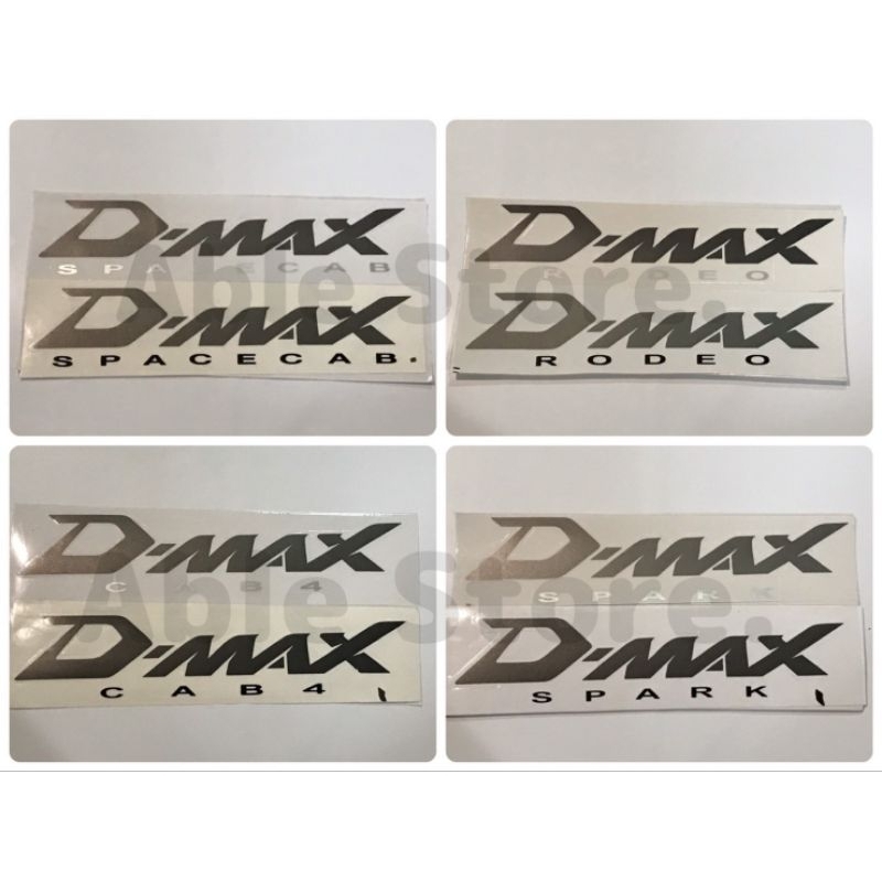 สติ๊กเกอร์งานสกรีนดั้งเดิม ISUZU D-MAX รุ่น 2 GOLD SERIES ขึ้นไป