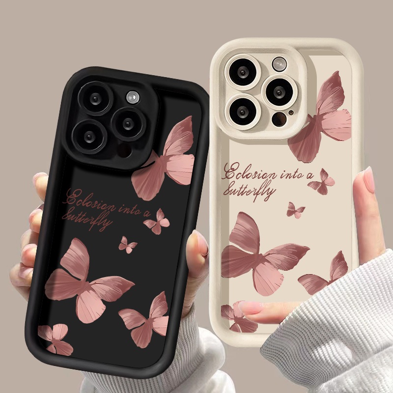 เคสโทรศัพท์มือถือ for iPhone 11 XR 13 12 16 Pro Max 7 8 Plus 14 15 Pro XS Max ฝาครอบโทรศัพท์ทาสีสีสันสดใส