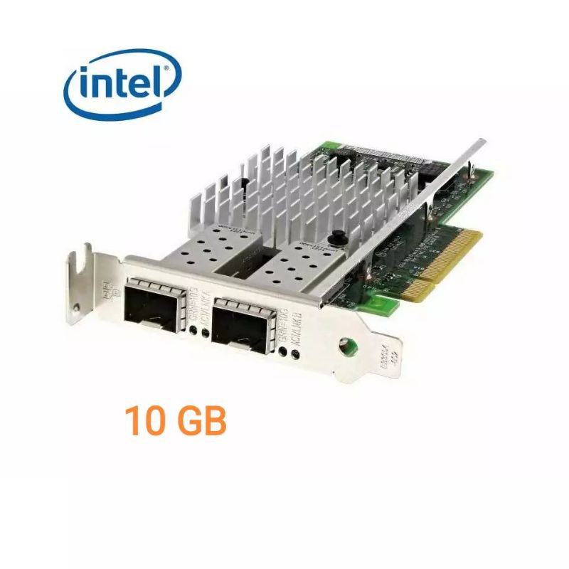 Ethernet LAN Card 10G 2 port PCI-E Intel X520-DA2 Network Dual Port การ์ดเครือข่าย การ์ดแลน 2x Ether