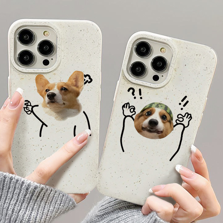 สำหรับ iPhone 11 13 For เคสไอโฟน14 15 12 Pro Max X XS XR 6 7 8 14 15 Plus 12 13 MINI น่ารักตลก Funny little dog รุ่น เคส