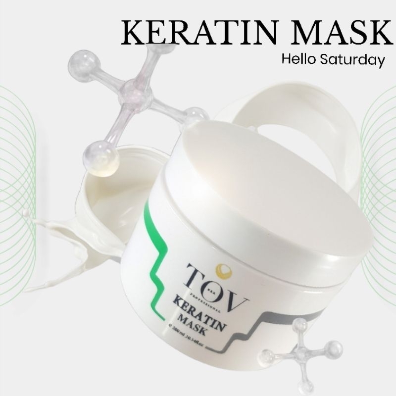 TOV- ทรีทเม้นท์เคราติน300 ml. เพิ่มเคราตินสองเท่า หอมนุ่ม เข้มข้น คุ้มเกินราคา