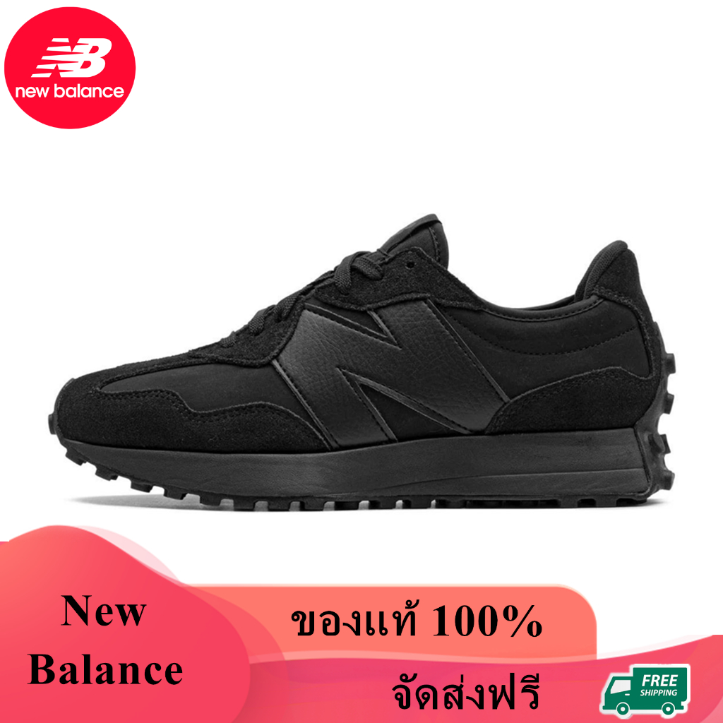 New Balance 327 Triple Black NB ของแท้ 100% MS327LX1 WS327LX1 Sneaker รองเท้าผ้าใบ