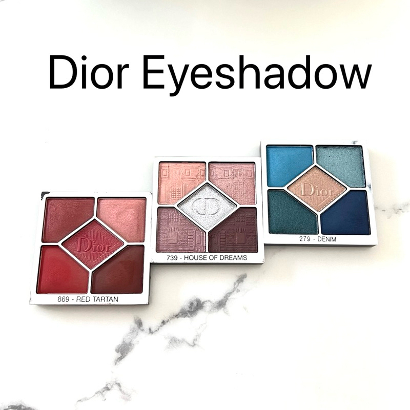 อายแชโดวดิออร์ตำหนิเล็กน้อย(A) Diorshow 5 Couleurs, Eye Palette 5 Eyeshadows.