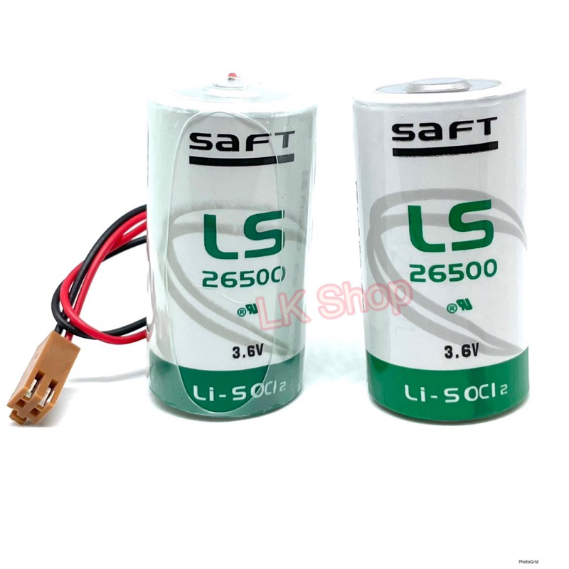 SAFT LS26500 26500 C ขนาด3.6V 8000MAH Non-Rechargeable แบตเตอรี่ PLC อุตสาหกรรมแบตเตอรี่ลิเธียม