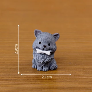 น้องหมาตัวเล็ก V.4(ราคา/1ชิ้น) ตุ๊กตาแต่งสวน จัดสวนถาด ไม้ดัด โมเดล ตกแต่งบ้าน ของสะสม พร็อพถ่ายรูป