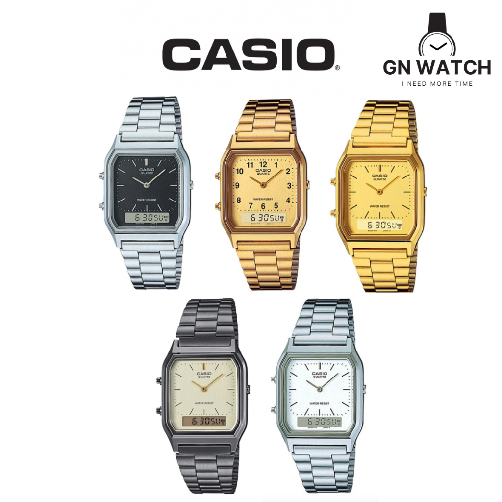 นาฬิกาข้อมือ CASIO AQ-230A-7BHDF/AQ-230GA-9D/AQ-230GA-9B/AQ-230A-1D/ AQ-230GA-9