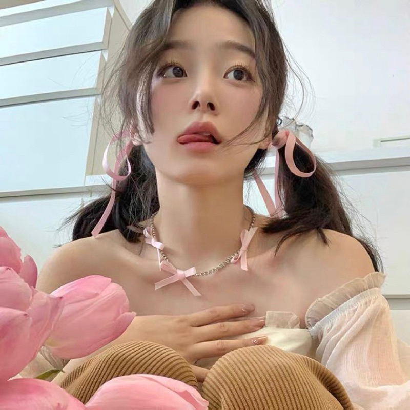 🇹🇭ร้านไทย รวมโช๊คเกอร์โบว์ Y2K สไตล์สาวเวียดนาม - รูปที่ 4