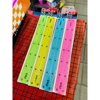 ไม้บรรทัด งอได้ PVC ไม้บรรทัดเจล ม้วนได้ ไม่หัก ไม้บรรทัดเยลลี่ ยาว 20/30 cm (6/12 นิ้ว) Flexible Soft Ruler US.Station