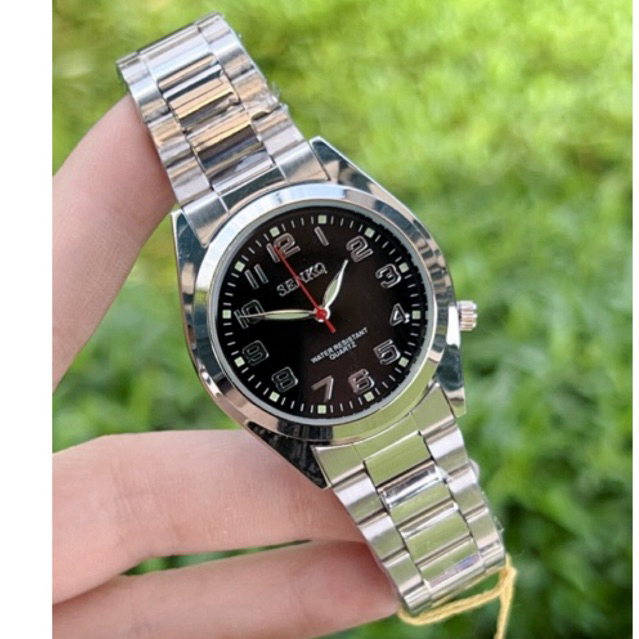 นาฬิกา Senkq หน้าปัดตัวเลขเต็ม เข็มมีพรายน้ำ หน้าปัด38mm สายสแตนดลส - รูปที่ 7