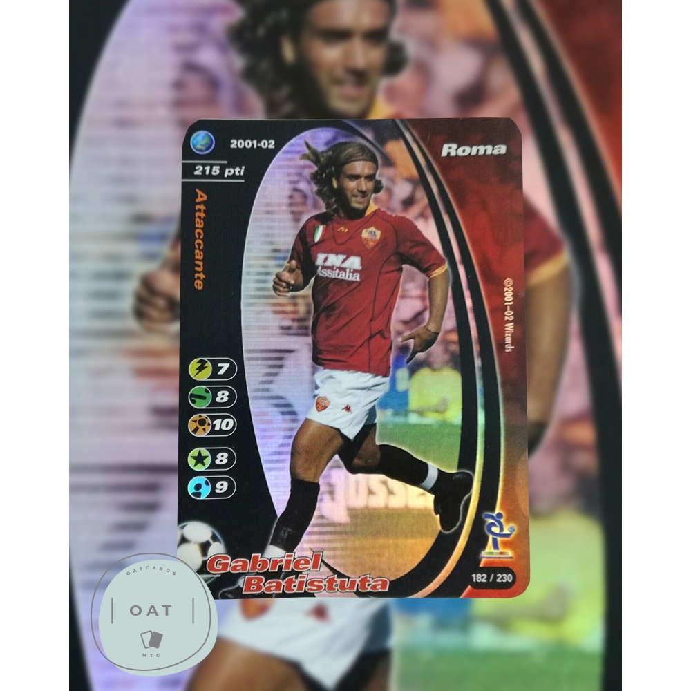 Gabriel Batistuta [Football Champions 2001-2002][Foil][Premier League] TCG