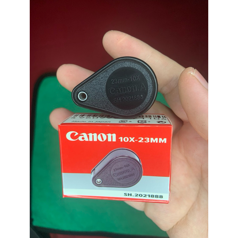 กล้องส่องพระ ส่องจิวเวอรี่ CA (แคน๊อน) 10x23 mm รุ่น SH.2021888 พลาสติกทั้งเรือนน้ำหนักเบา คมชัด แถมซองหนัง