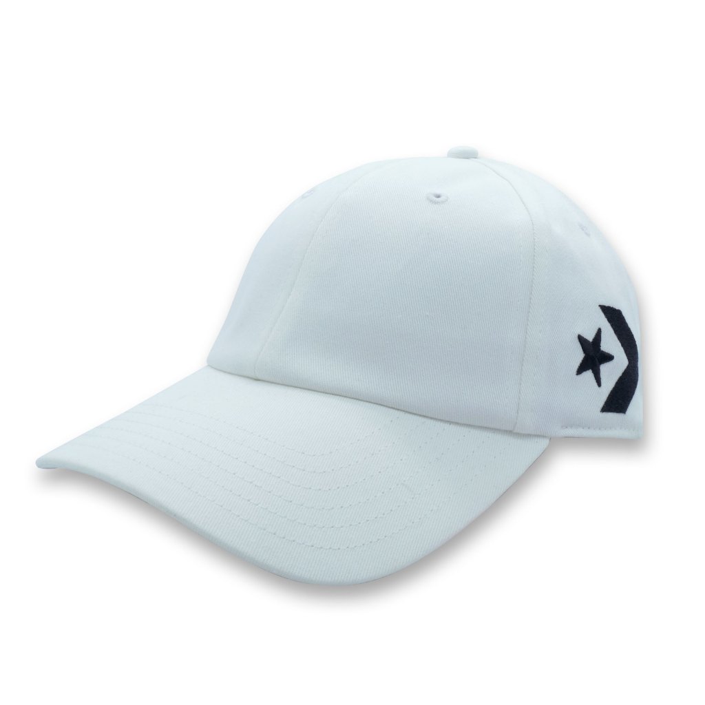 CONVERSE หมวก รุ่น BE LOOKING BASEBALL CAP WHITE - 1251344BU_S4WTXX สีขาว (11-C1831)