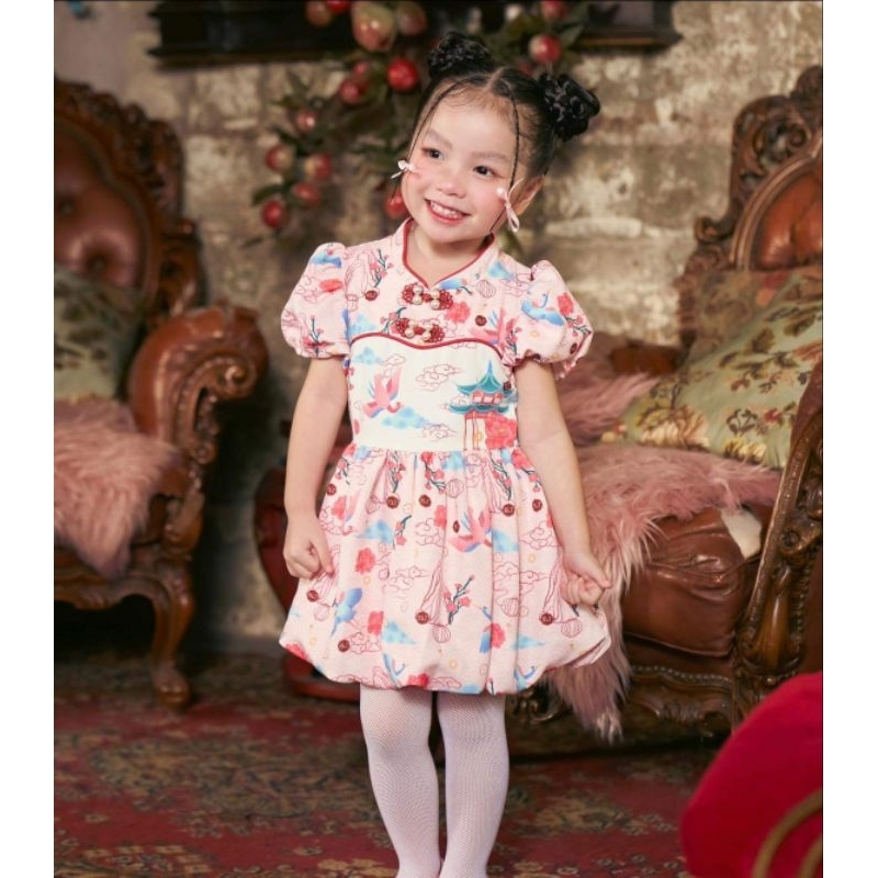 ชุดตรุษจีนเด็กผู้หญิง Little BLT 12-18