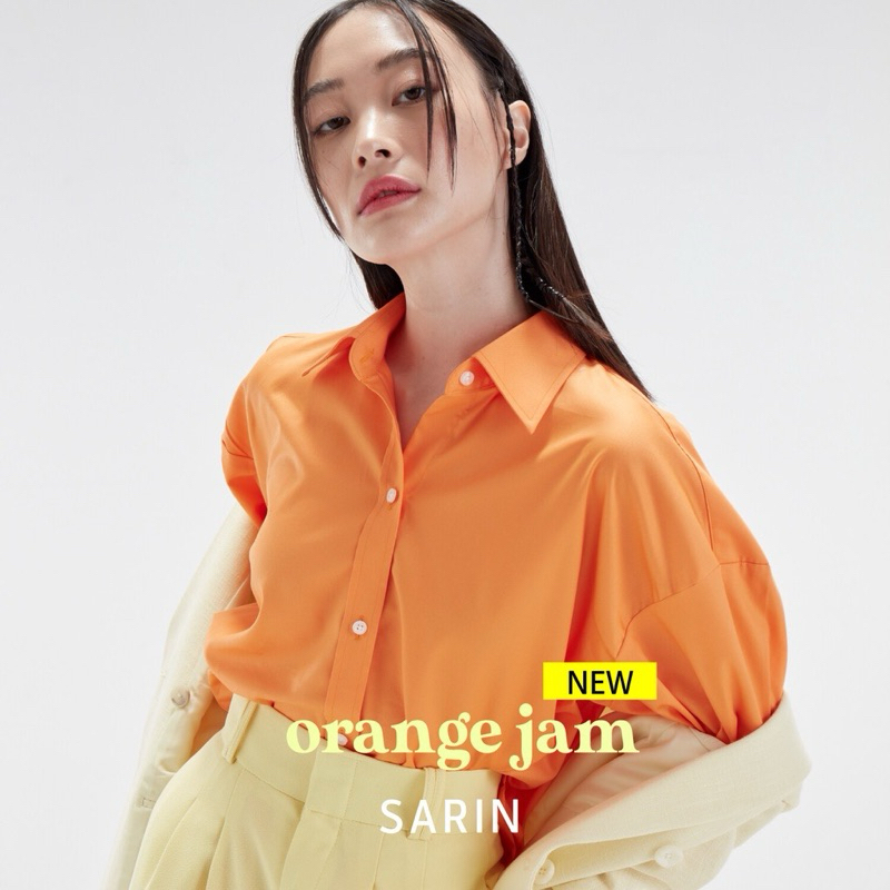 เสื้อ SARIN HERR shirt  Orange jam แท้