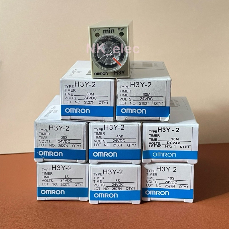H3Y-2 24VDC TIMER 1S / 5S / 10S / 30S / 60S /5M / 10M / 30M / 60M JAPAN🇯🇵 พร้อมส่งในไทย