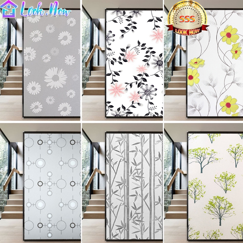 （COD）New ฟิล์มติดกระจก ฟิล์มสูญญากาศติดกระจก60/90/120x2M สติกเกอร์ติดกระจกสูญญากาศ