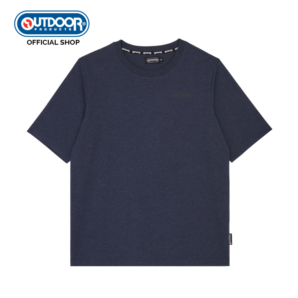 OUTDOOR PRODUCTS เสื้อยืดคอกลม เสื้อยืดแขนสั้น MEN LOGO SOFT TEE STYLE ODMTS