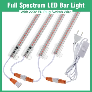 ไฟปลูกต้นไม้ LED grow light ชุดไฟปลูก 2/4/6/8/10แถว 220V ไฟช่วยต้นไม้เติบโต ช่วยทำใบ ทำดอก ไฟเส้นปลูกต้นไม้