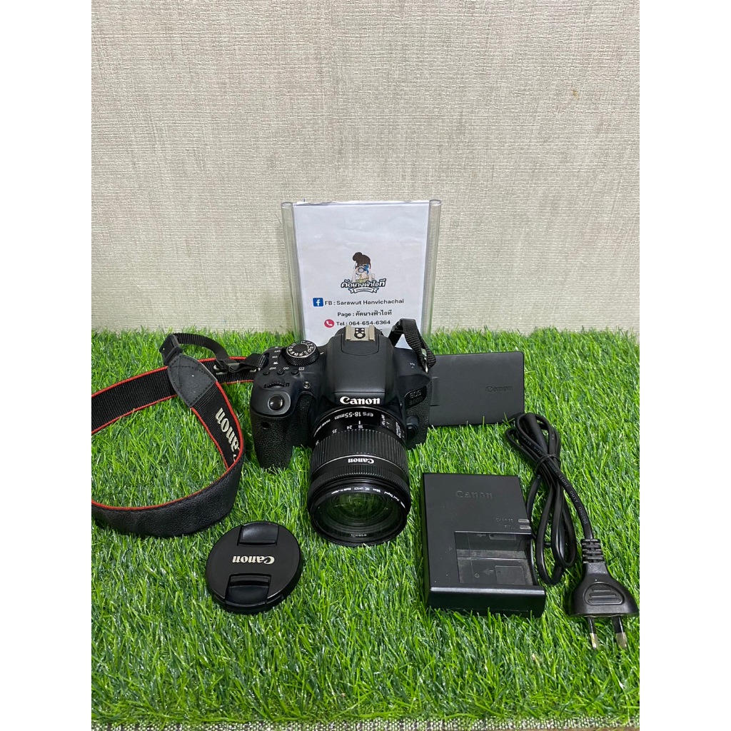 CANON EOS 800D + CANON EF S18-55mm f/4-5.6 IS STM สภาพสวย ตีไป95% ใช้งานได้ปกติ ไม่มีรา ไม่มีฝ้ายางไ