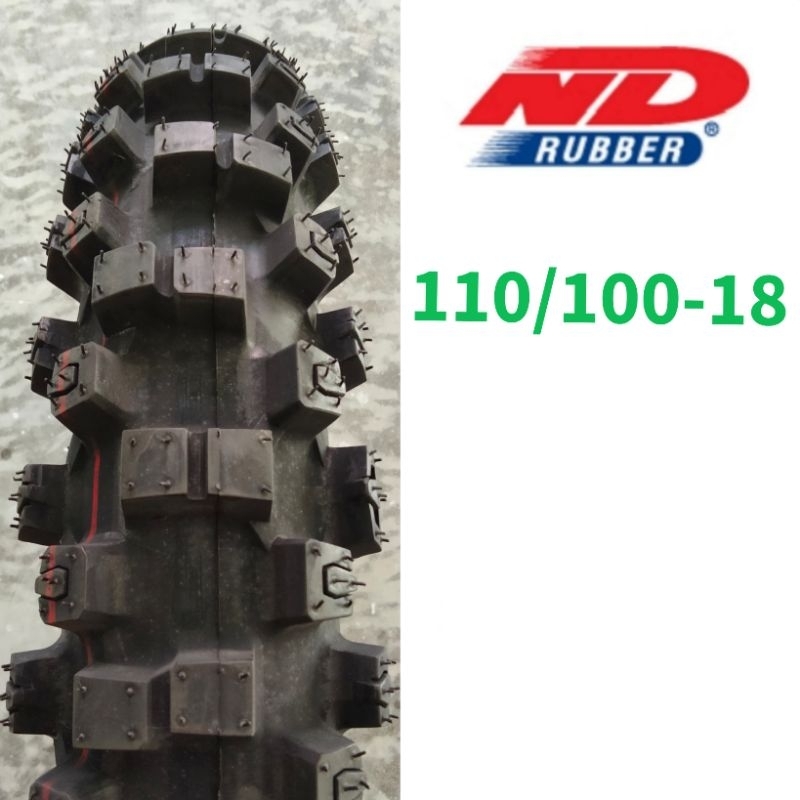 ยางวิบาก ND Rubber ขอบ 18" เบอร์ 110/100 - 18