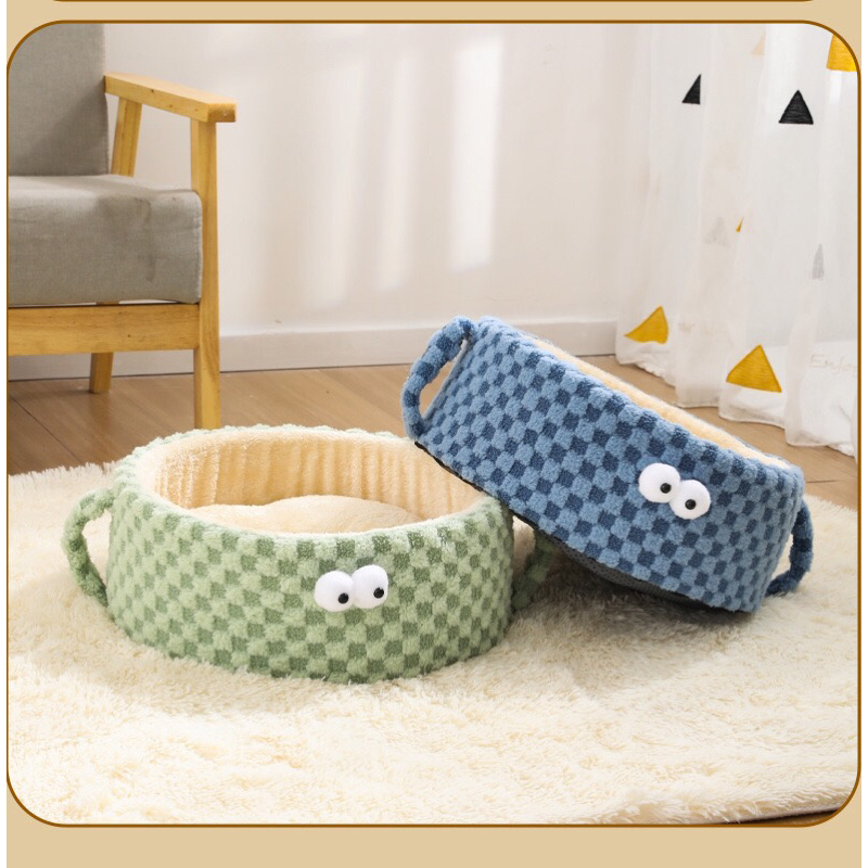 พร้อมส่ง Araiwapetshop เบาะวงกลม รุ่นลูกตา