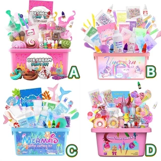 D.I.Y slime box set ชุดทำSlime ชุดใหญ่พร้อมกล่อง ที่เด็กเด็กต้องร้องว้าววว!!