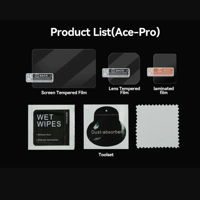 Telesin Tempered Film for Insta360 Ace Pro ฟิล์มกันรอย thumbnail 3