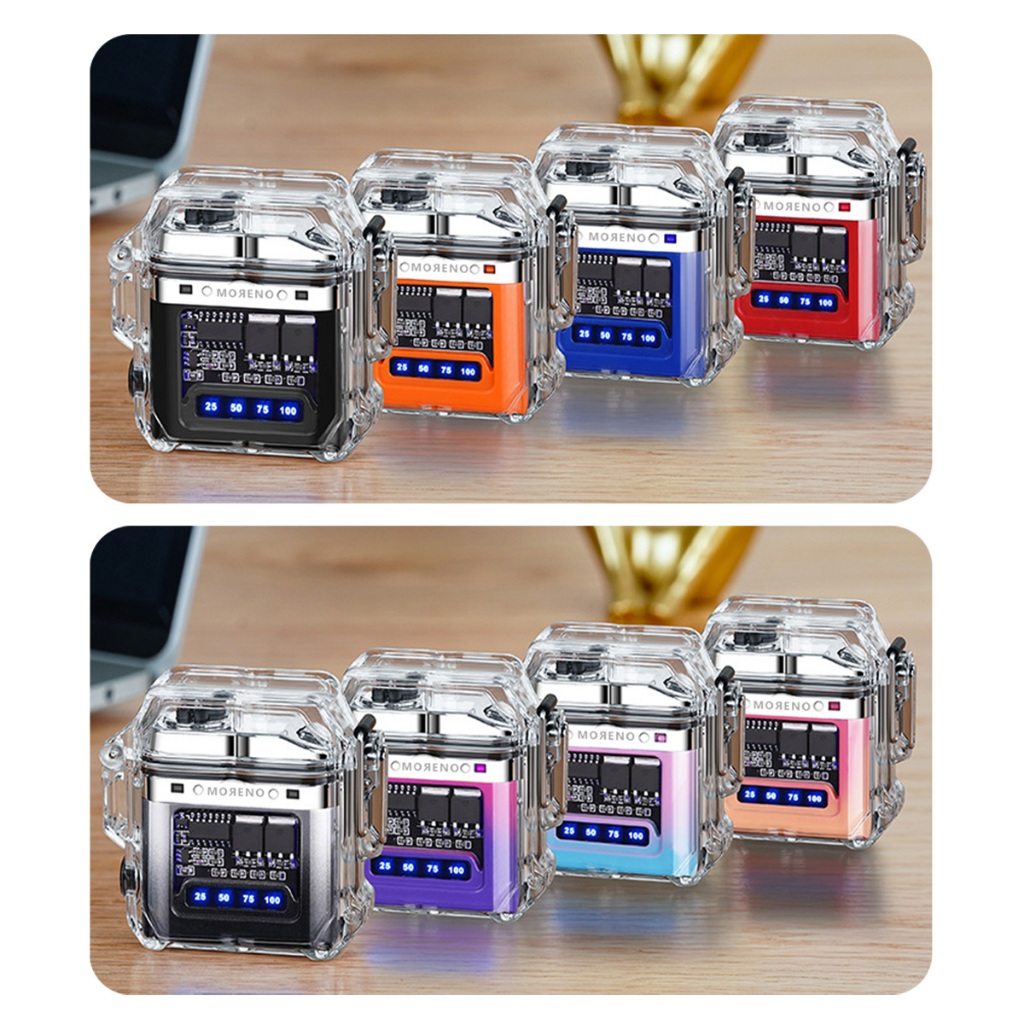 MORENO ไฟแช็กไฟฟ้า แบบชาร์จไฟType-C ทรงเหลี่ยม ดีไซน์เท่ทันสมัย พกพาสะดวก - รูปที่ 7