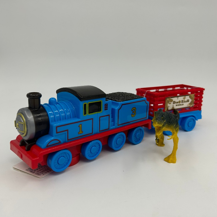[พร้อมส่ง]รถไฟการ์ตูน รถไฟโทมัสชนถอย บรรทุกไดโนเสาร์1ตัว ของเล่นเด็ก มีเสียง มีไฟ ราคา ถูกที่สุด ดีลบีเคเค แกลเลอรีภาพที่ 5