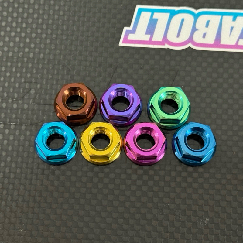 น็อตไทเทเนียมตัวเมีย M5/M6/M8/M10/M12(ราคาต่อตัว)