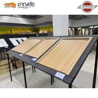 [ ส่งฟรี🔥] Jupiter Kitchen รุ่น SILKY WOOD ซิลกี้ วู้ดส์ สีน้ำตาลลายไม้ บานซิงค์ สำหรับครัวปูน กันน้ำ หน้าบานทึบ / เกล็ด
