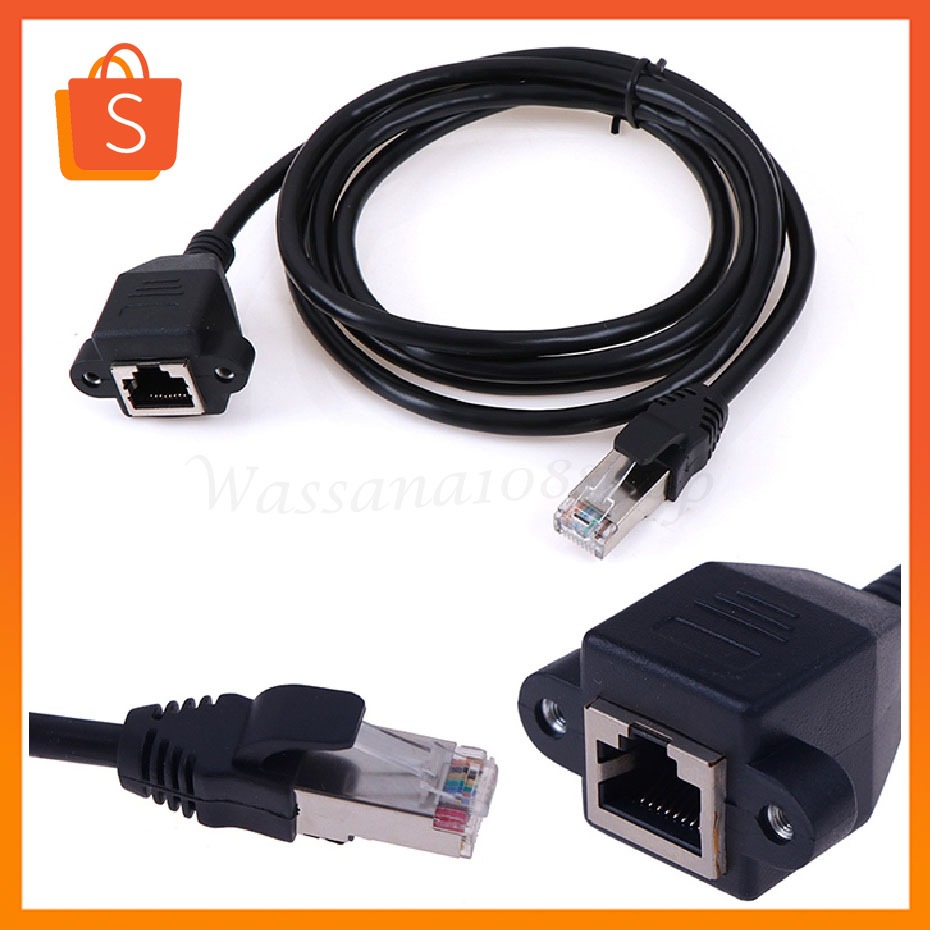 สายต่อขยายอีเทอร์เน็ต Rj45สาย Lan ตัวผู้เป็นตัวเมียสายเคเบิลเครือข่าย Rj45 Cat 6