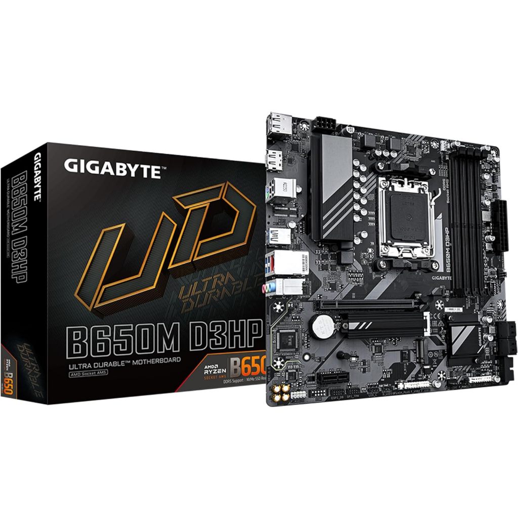 MAINBOARD (เมนบอร์ด) GIGABYTE B650M D3HP (DDR5) (SOCKET AM5) (MICRO-ATX)