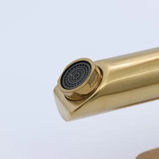 BAANHARDWARE ก๊อกเดี่ยวอ่างล้างหน้า ก๊อกน้ำอ่างล้างมือ สแตนเลสสีทอง MA-A-008G-201